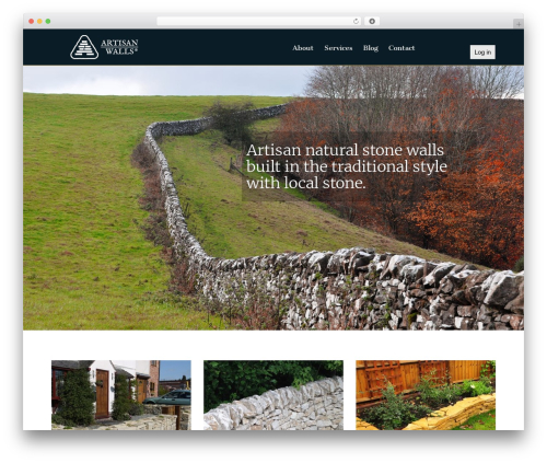 Scribe WP theme - artisanwalls.co.uk