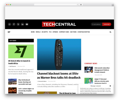 Complianz – GDPR/CCPA Cookie Consent (complianz-gdpr) free WordPress plugin - techcentral.co.za
