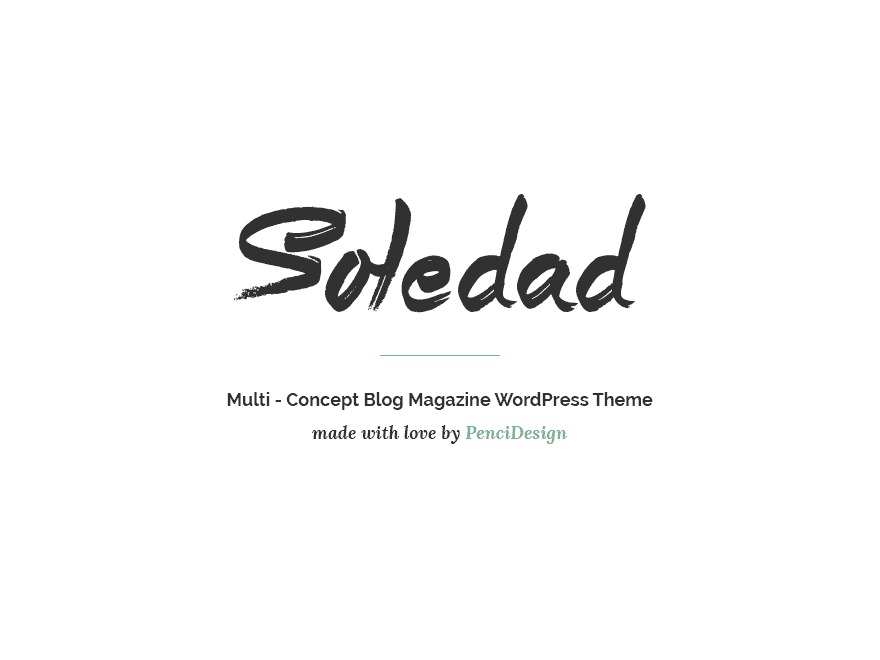 soledad WordPress magazine theme