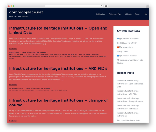 Sydney WP theme - commonplace.net Sydney WP theme - commonplace.net