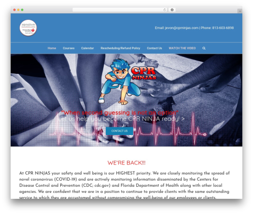 Theme WordPress Avada - cprninjas.com