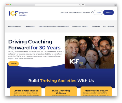 Theme WordPress Beaver Builder Theme - coachingfederation.org