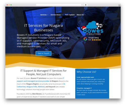 Theme WordPress Divi - bowesit.com