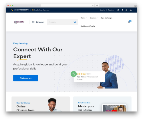 Theme WordPress Edumall - elmersity.com