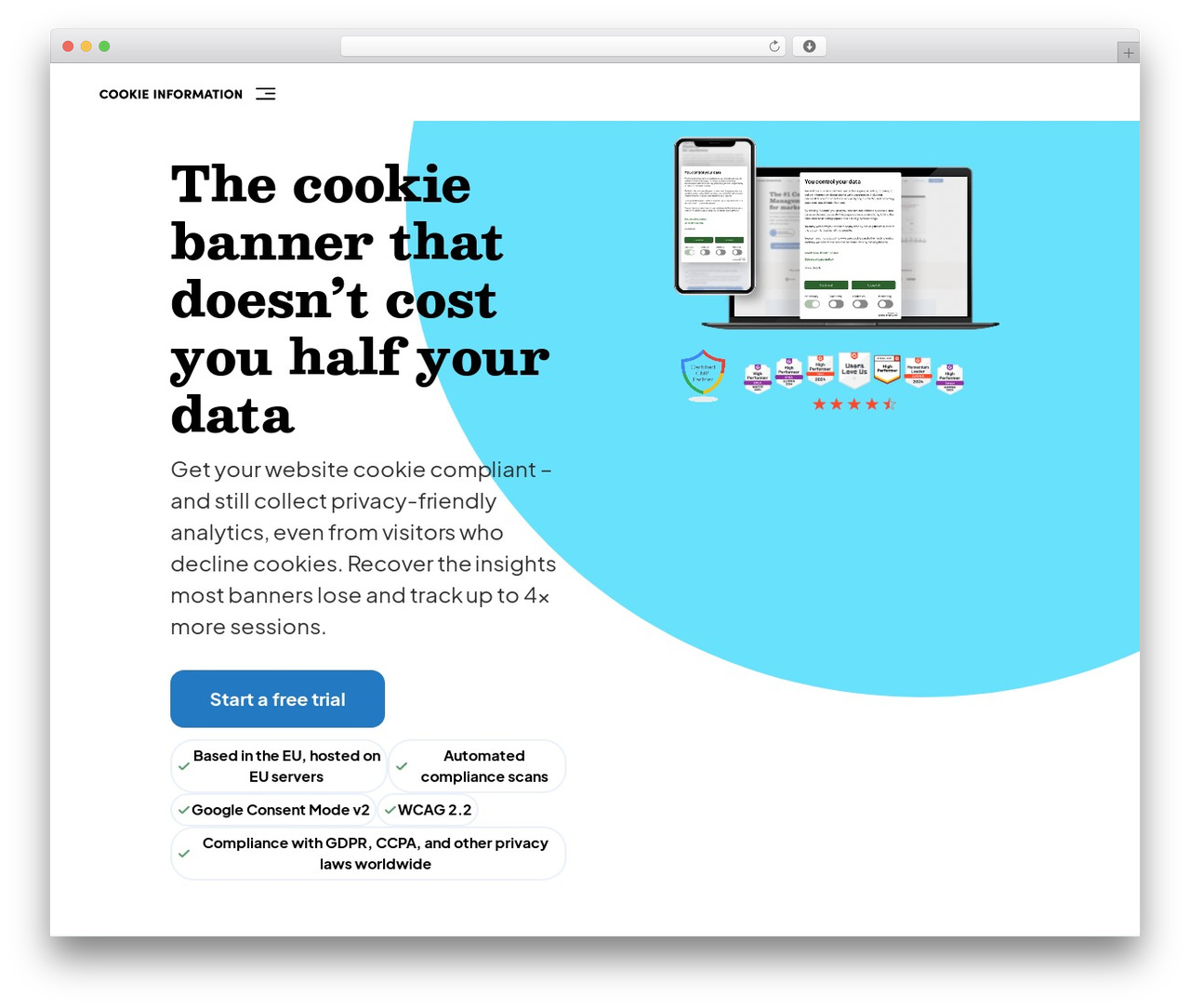 Theme WordPress Hello Elementor - cookieinformation.com
