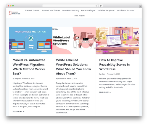 Theme WordPress Kadence - 8degreethemes.com