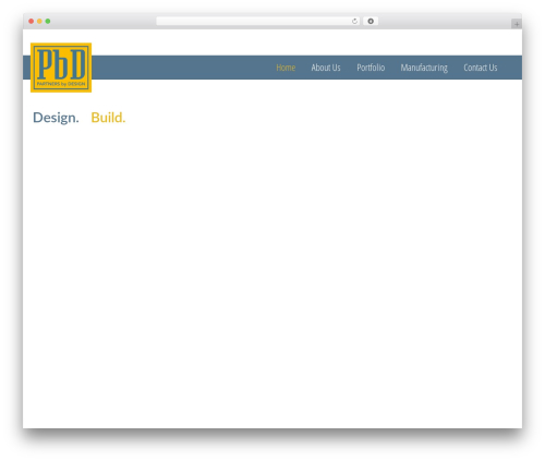 Theme WordPress Parnters By Design - partnersbydesignllc.com