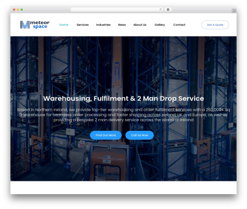 Theme WordPress Saasland - meteorspace.com
