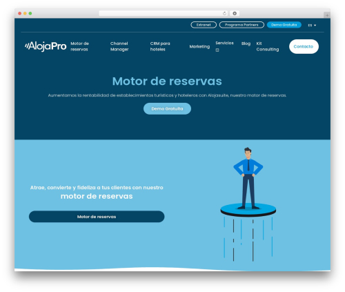 Theme WordPress Saasland - alojapro.com