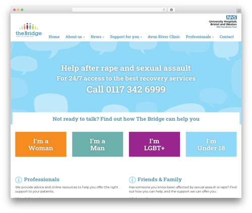 The Bridge WordPress theme - thebridgecanhelp.org.uk