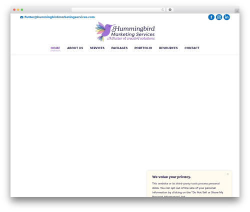 The7 best WordPress theme - hummingbirdmarketingservices.com