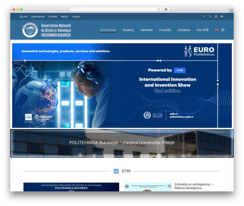 The7 top WordPress theme - upb.ro
