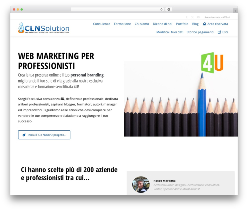 The7 WordPress blog theme - clnsolution.com