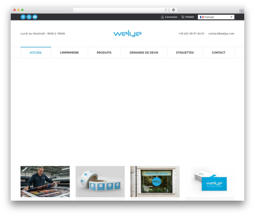 The7 WordPress theme - welye.com