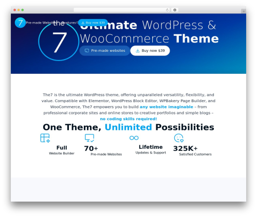 The7 WordPress theme - the7.io