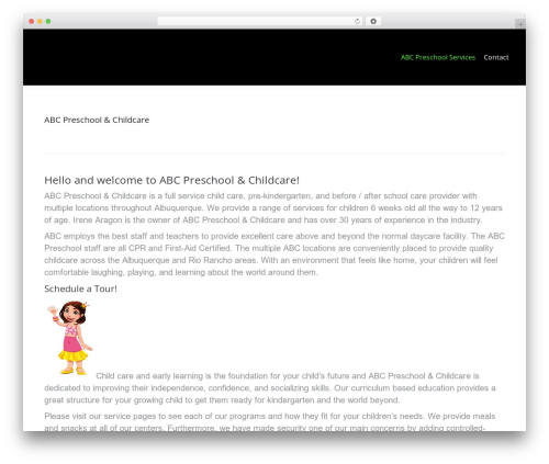 The7 WordPress website theme - abc-preschools.com