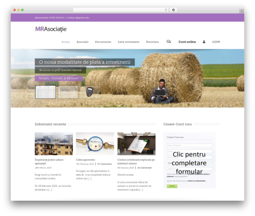 Theme WordPress Avada - mrasociatie.ro