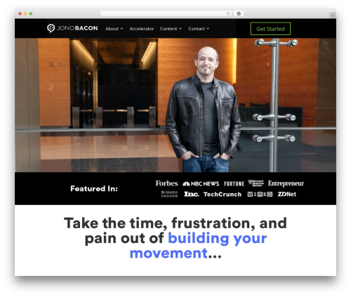 Theme WordPress Divi - jonobacon.com