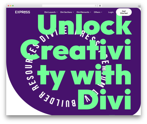 Theme WordPress Divi - divi.express
