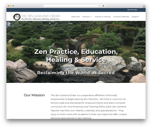 Theme WordPress Divi - zengarland.org