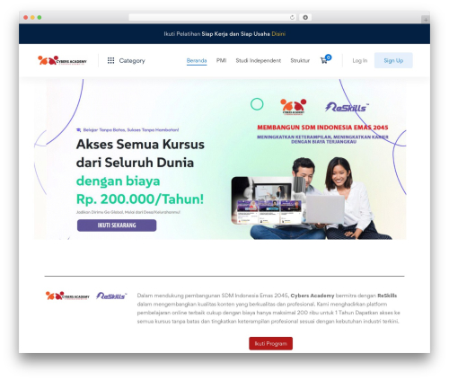 Theme WordPress Edumall - cybersacademy.id