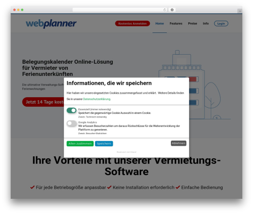 Theme WordPress Enfold - webplanner.de