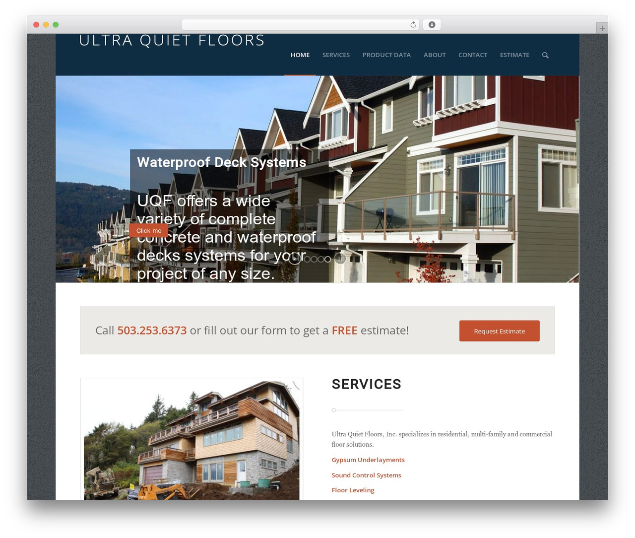 Theme WordPress Enfold - ultraquietfloors.com
