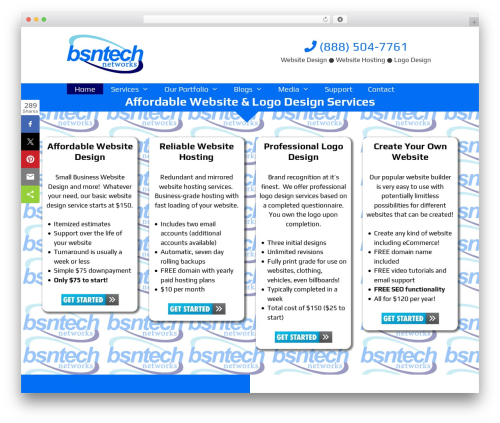 Theme WordPress GeneratePress - bsntech.com