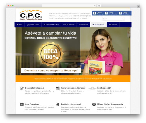 Theme WordPress Nevia - cpcedu.org