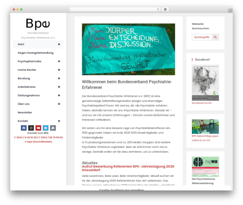 Theme WordPress OceanWP - bpe-online.de