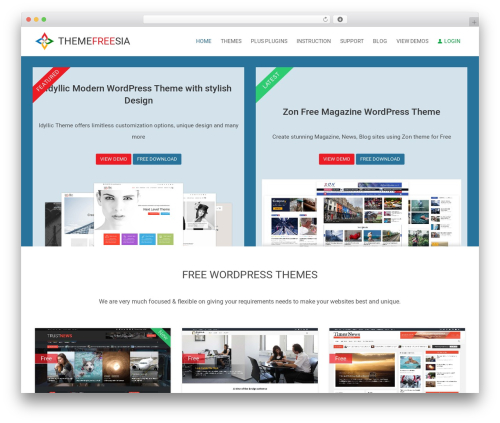 WooCommerce (woocommerce) free WordPress plugin - themefreesia.com