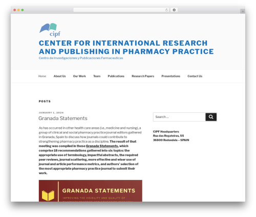 Theme WordPress Twenty Seventeen - cipf-es.org