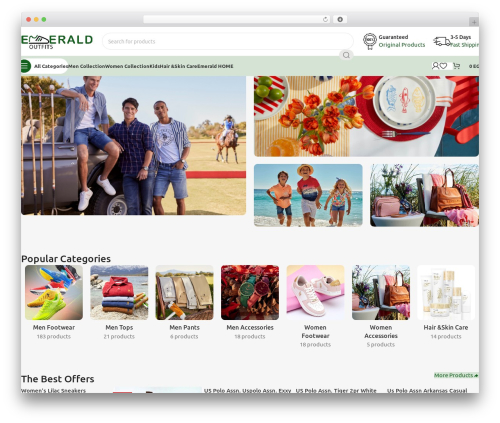 Theme WordPress Woodmart - emeraldoutfits.com