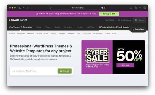 Themeforest Black Friday 2025