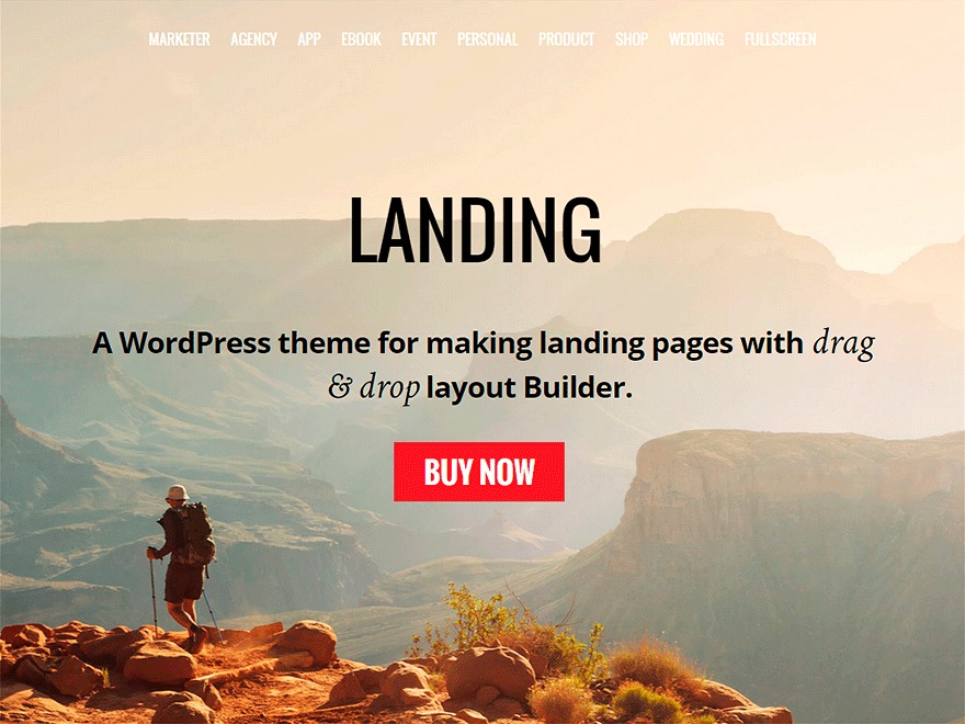 Themify Landing premium WordPress theme