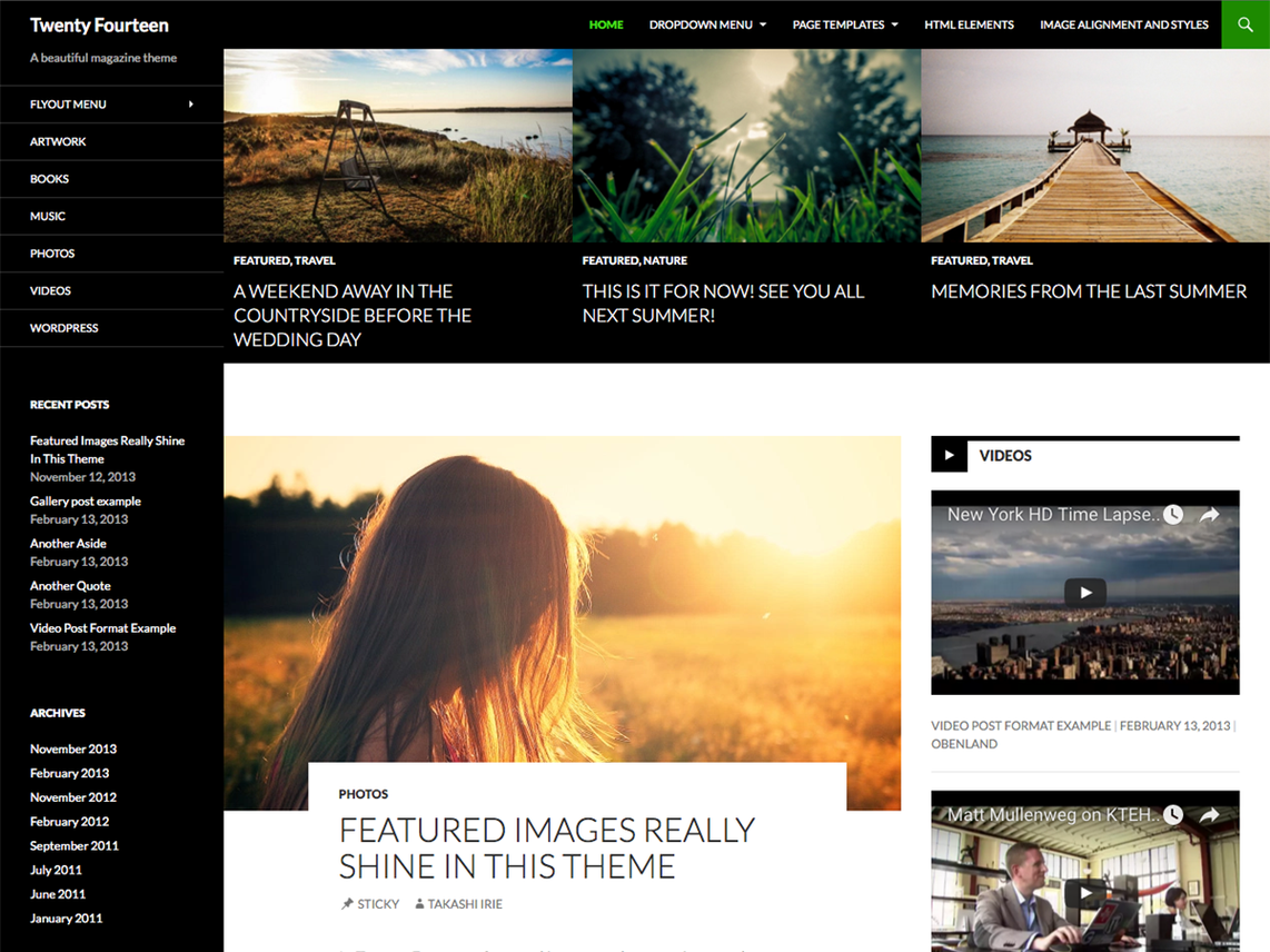 Twenty Fourteen Free WordPress Themes Download