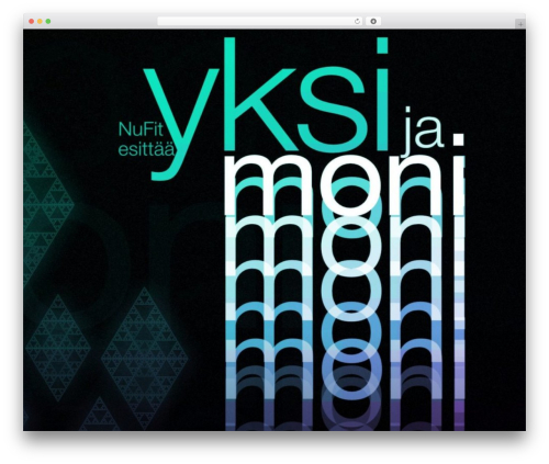 Twenty Seventeen best WordPress theme - nufit.fi