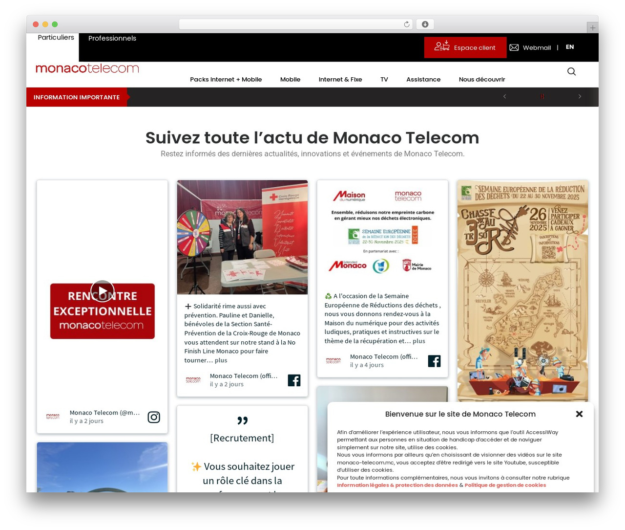 Twenty Seventeen best WordPress theme - monaco-telecom.mc