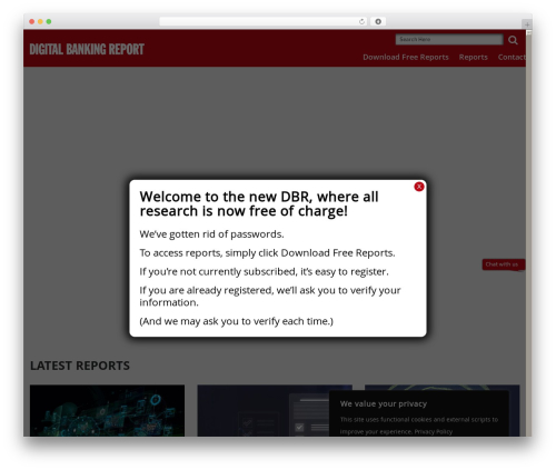 Twenty Seventeen-Child best WordPress theme - digitalbankingreport.com