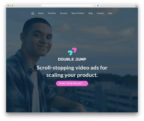 Twenty Seventeen free WordPress theme - doublejump.media