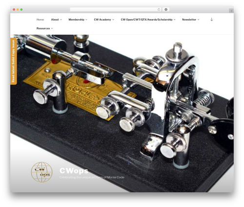 Twenty Seventeen free WP theme - cwops.org