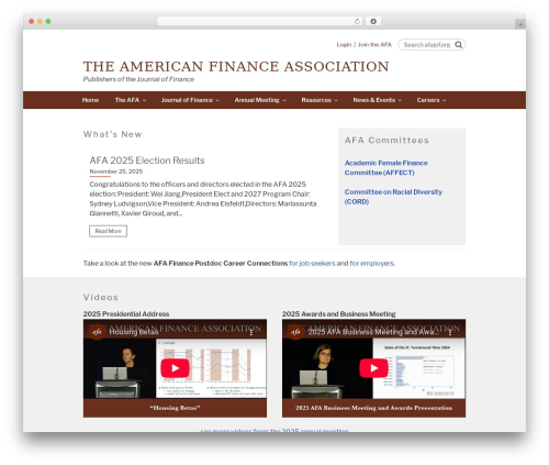 Twenty Seventeen theme WordPress free - afajof.org