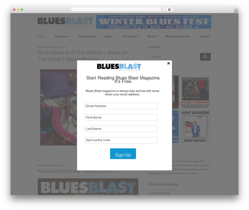 Twenty Seventeen theme WordPress free - bluesblastmagazine.com