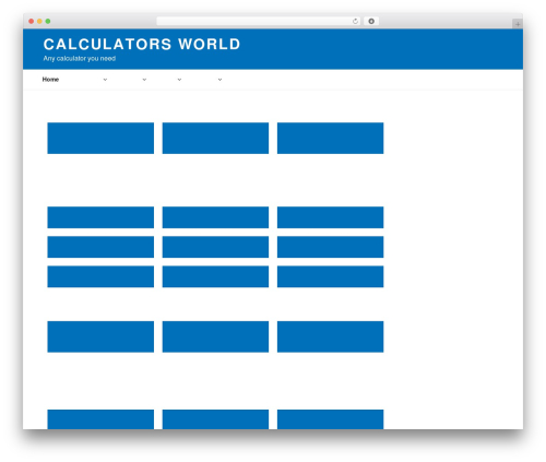 Twenty Seventeen WordPress theme free download - calculatorsworld.com