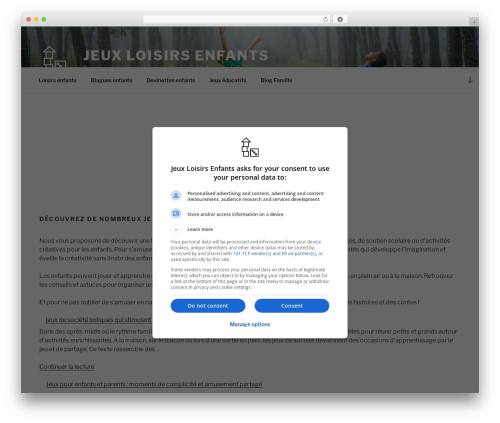 Twenty Seventeen WordPress theme free download - jeux-loisirs-enfants.com