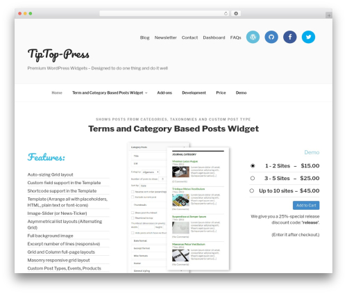 Twenty Seventeen WordPress theme free - tiptoppress.com