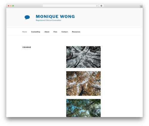 Twenty Seventeen WP theme - moniquecounselling.com