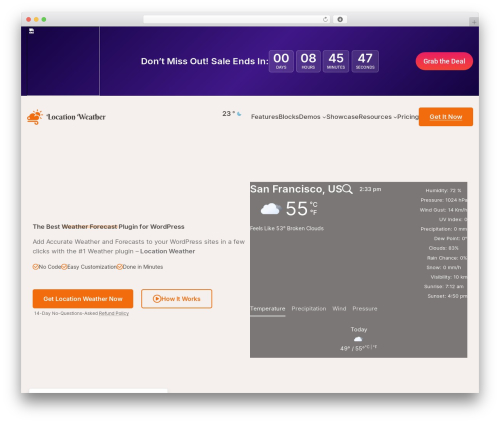 Twenty Twenty-Four free WP theme - locationweather.io