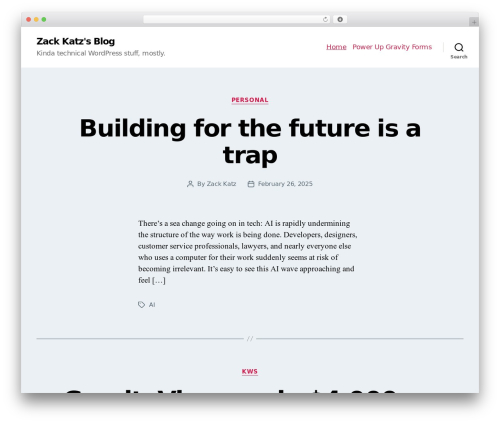 Twenty Twenty WordPress blog theme - katz.co Twenty Twenty WordPress blog theme - katz.co