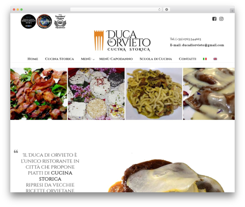 U-Design WordPress theme - ducadiorvieto.com